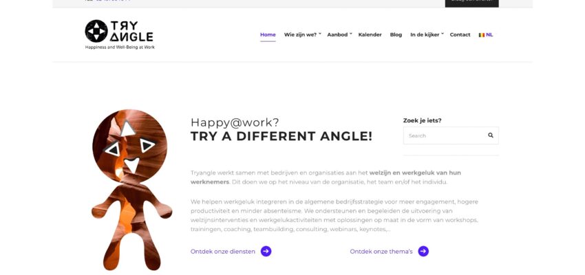 website preview tryangle.be